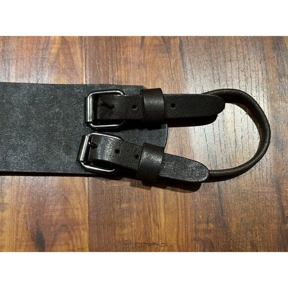 Töpfer Bavaria Women’s Dark Brown Belt with Leather Loop Closure Buckle - New! main image 7
